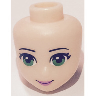 Lego hlava Friends, tělová světlá (4646910, 6011444, 6017048, 6222496)
